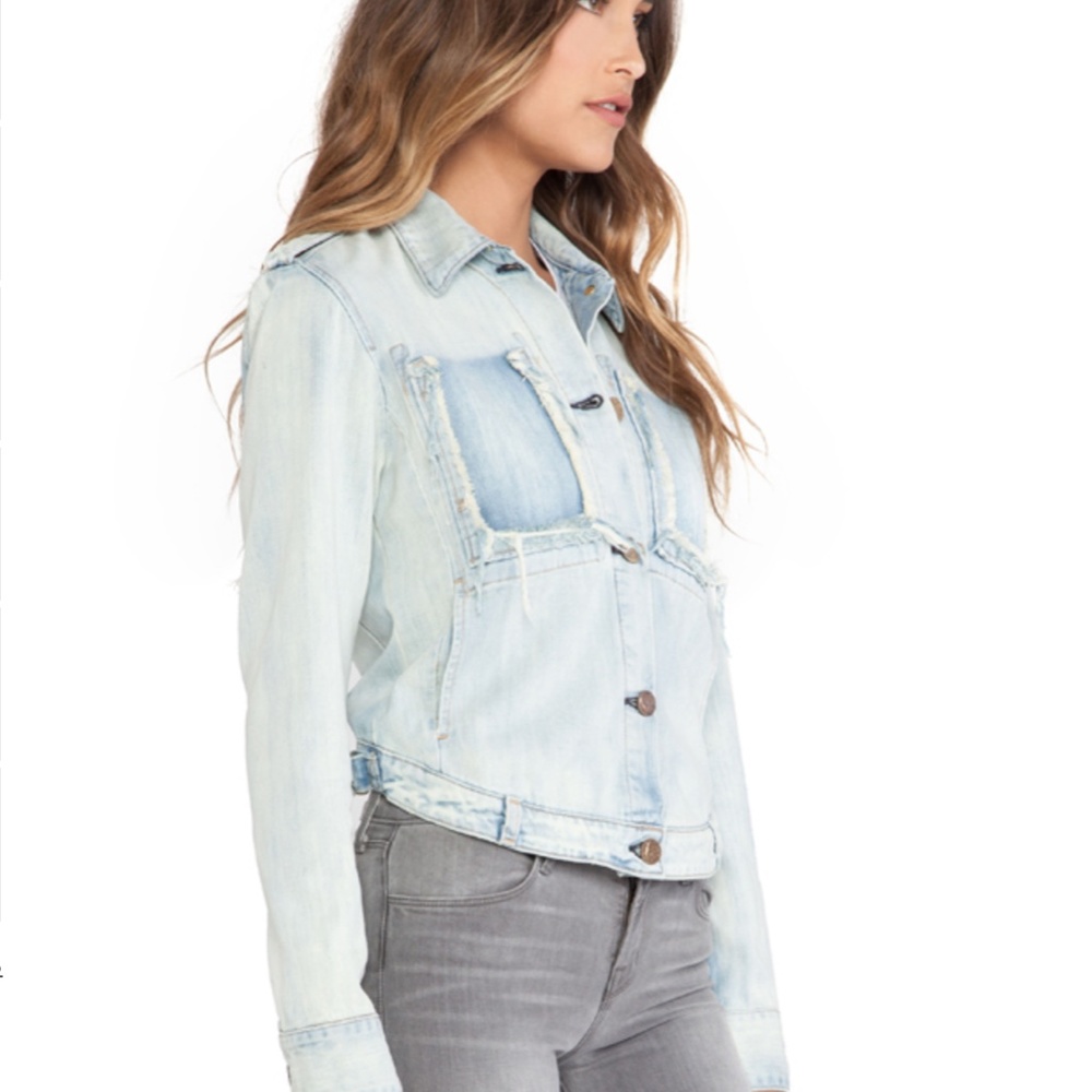 MCGUIRE Fray Pocket Jean Jacket